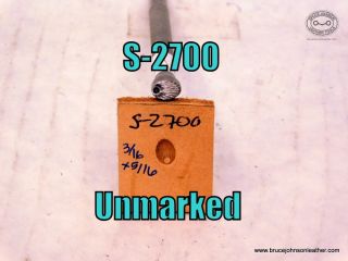 S-2700– unmarked dot flare stamp, 3-16 X 5-16 inch – $30.00