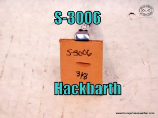 SOLD - S-3006 – Hackbarth Lonnie Height smooth beveler 3-8 inch wide – $25.00.