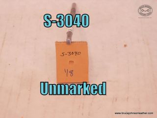 S-3040 – unmarked 1-8 inch smooth beveler – $20.00