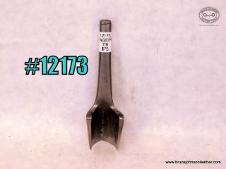 12173 – England marked English point punch, 7/8 inch – $75.00