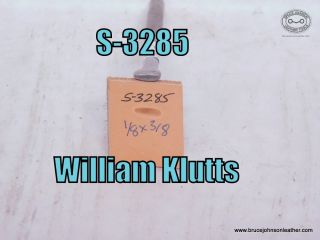 S-3285 – William Klutts horizontal line thumbprint, 1-8X 3-8 inch – $35.00.