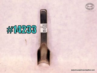 14233 – CS Osborne 7/8 inch round end punch – $60.00