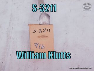 S-3211 – William Klutts checkered beveler, 7-16 inch-wide – $35.00.