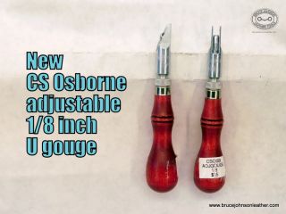CSO 1-8 Gouge – new CS Osborne adjustable 1/8 inch U gouge, sharpened and ready to go – $35.00.
