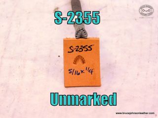 S-2355 – unmarked border stamp, 5/16 inch base X 1-4 tall – $65.00