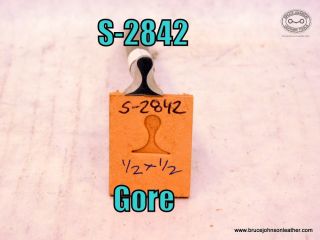 S-2842 – Gore meander stamp, 1-2 X 1-2 inch – $70.00.