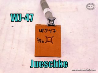 WJ-47 - Jueschke 5/16 geometric block stamp  - $70.00