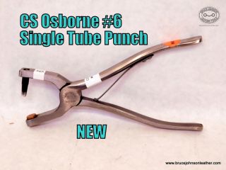 CS Osborne new #6 single tube punch, sharpened and ready to go – $80.00 – in stock.