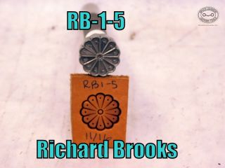 RB-1-5 – Richard Brooks Daisy stamp, 11-16 inch – $75.00.