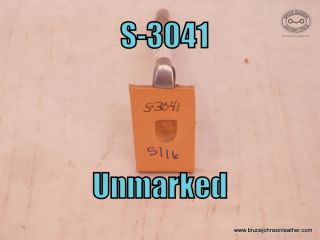 SOLD - S-3041 - Unmarked 5-16 inch smooth beveler, low angle or matter – $20.00.