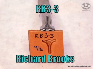 RB 3-3 – Richard Brooks geometric meander stamp, 9-16 inch – $49.00
