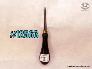 12563 – CS Osborne #3 patent leather tool – freehand stitch Groover – $80.00.