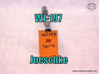 WJ-197 – Jueschke Rope center basket stamp, 1/8 X 1/4 inch – $60.00