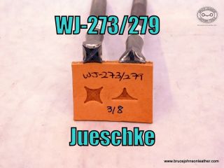 WJ-273/279 – Jueschke 3/8 inch geometric stamp set – set price $180.00