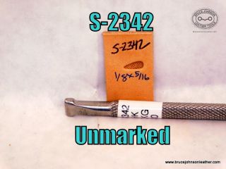 S-2342 – unmarked checkered backgrounder 1-8X 5-16 inch – $20.00