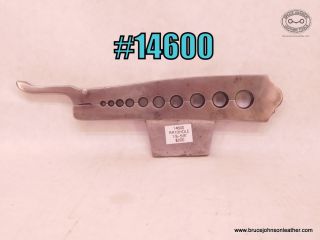 14600 – Vise mounted 10 hole rein rounder, 1/8 through 5/8 inch holes – $200.00