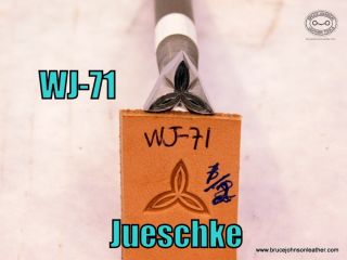 WJ-71 – Jueschke 1/2 inch triangular geometric stamp – $85.00