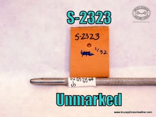 S-2323 – unmarked smooth seed stamp 1-32 inch – $20.00