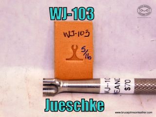 WJ-103 – Jueschke meander stamp, 5-16 inch – $70.00