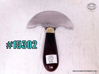 15302 - CS Osborne faintly marked 4-3/4 inch wide round knife - $100.00